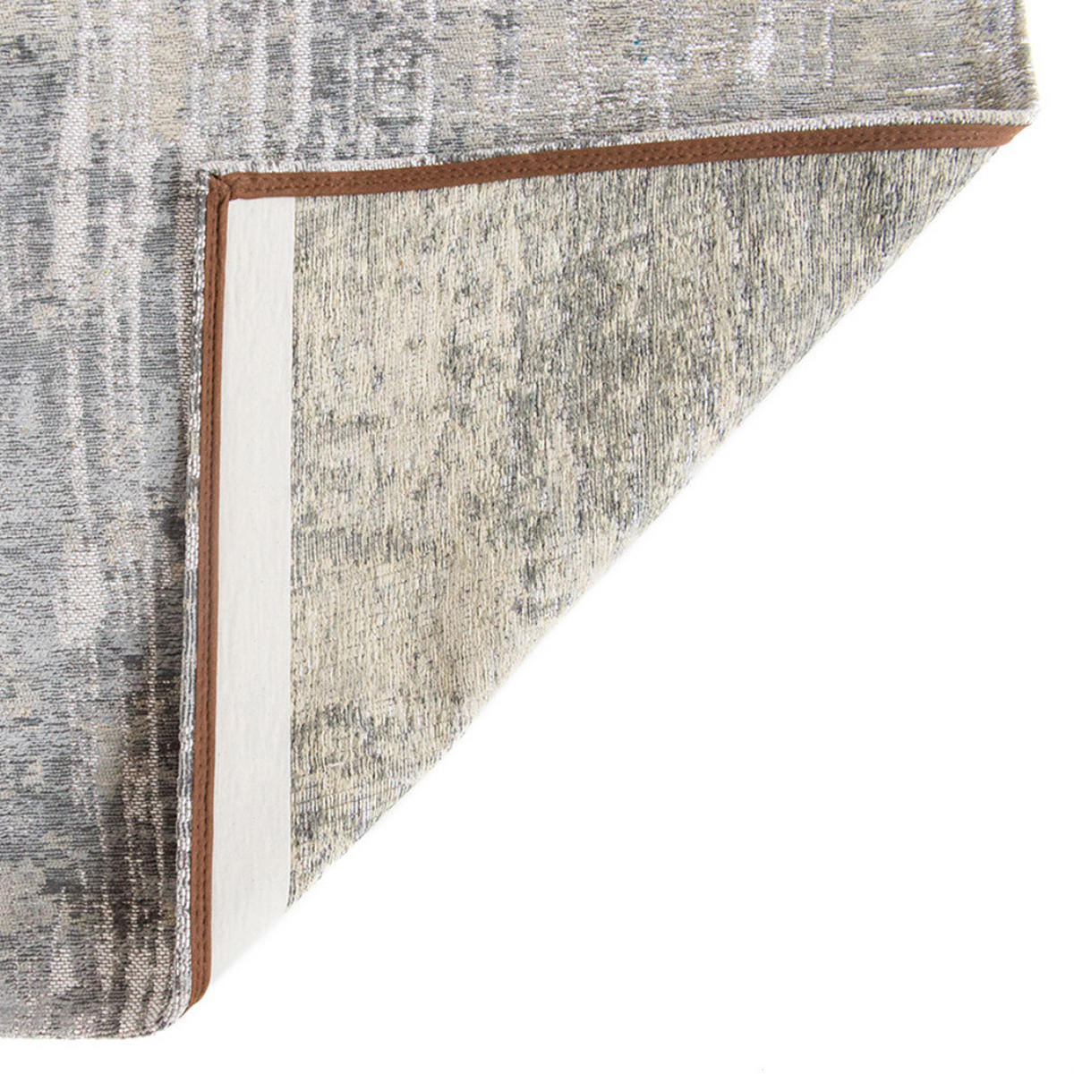 TEPPICH Coney Grey Atlantic Streaks 80/250 cm - Grau, Kunststoff/Textil (80/250cm) - Louis De Poortere