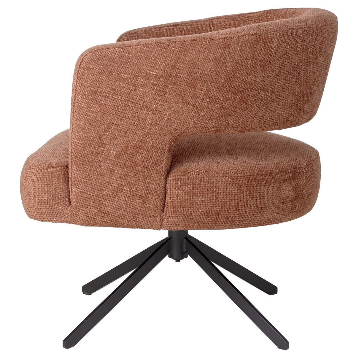 ESSZIMMERSTUHL Baldr Braun 74.4/72/76cm - Braun, Textil (72/76/74.4cm) - PTMD Collection