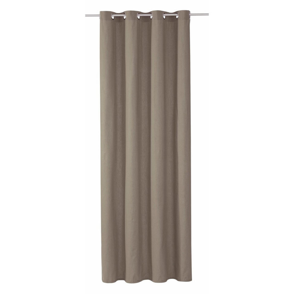 ÖSENVORHANG DOVE Blickdicht - Grau, Textil (140/0.5/245cm) - Tom Tailor