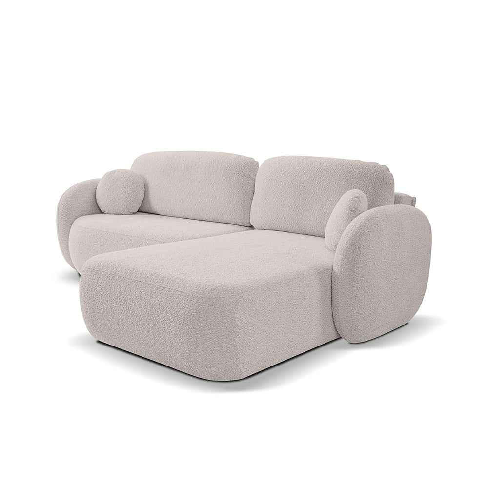 Pillovely Ecksofa Mehrfarbig 248x86.5x174 cm