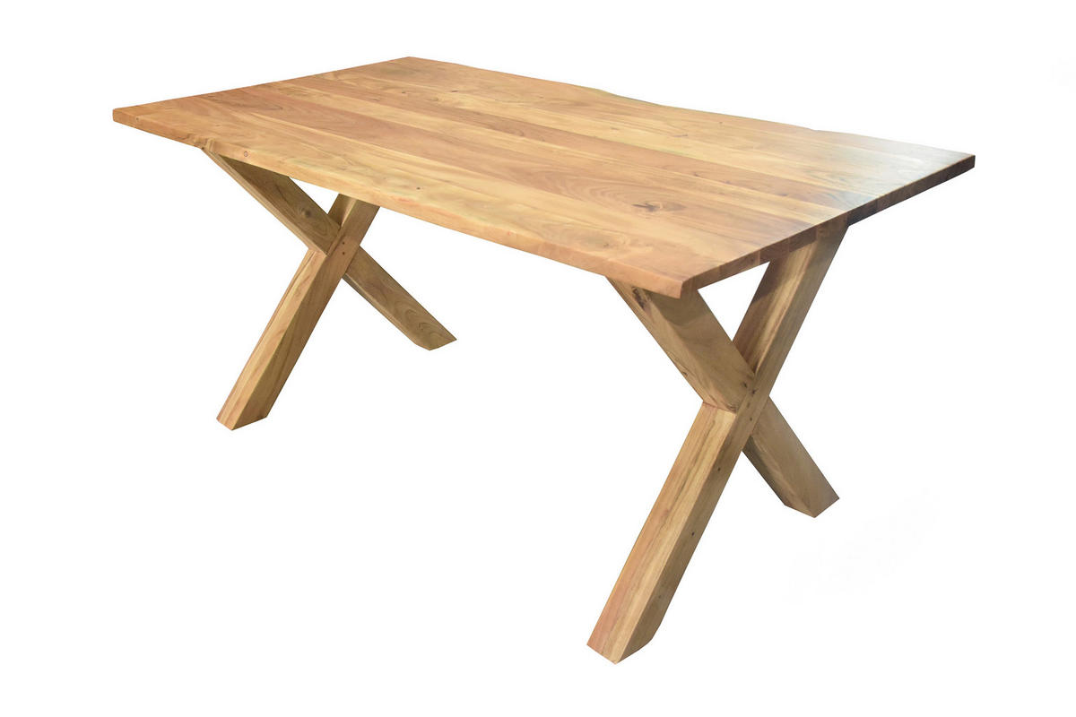 ESSTISCH MURCIA - Beige/Naturfarben, Holz (80/140/77cm) - SAM