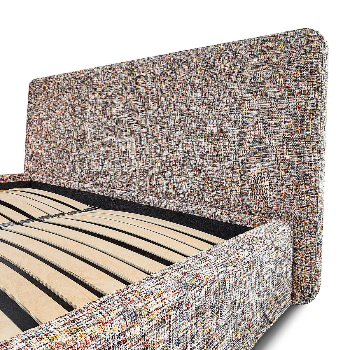 POLSTERBETT - Multicolor, Holz/Textil (200/200cm) - home24