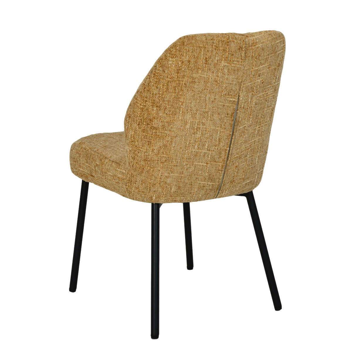 ESSZIMMERSTÜHLE Tess Gelb 63/48/83 cm - Dunkelgelb, Textil (48/83/63cm) - Livingfurn