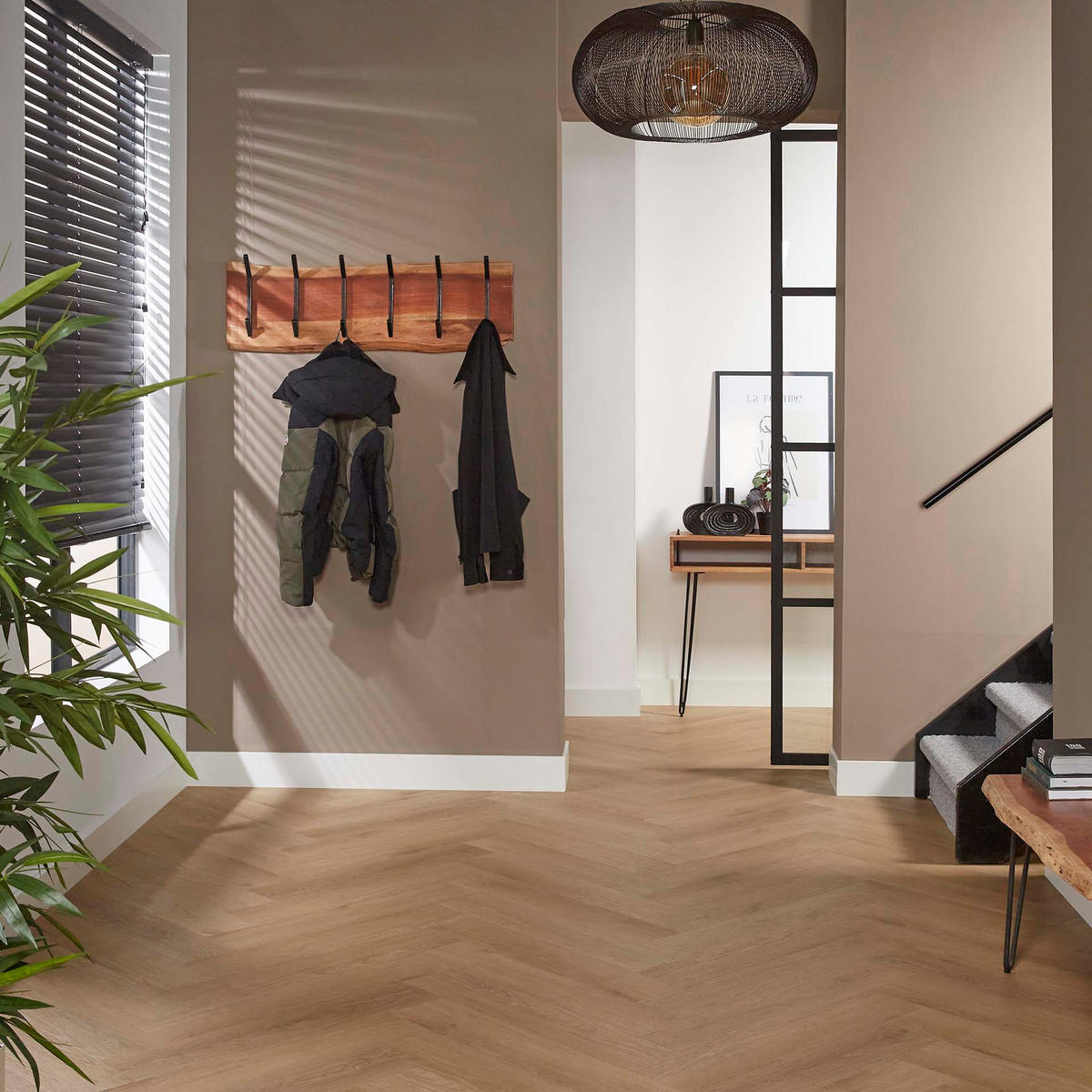 WANDGARDEROBE Edge Braun 100/12/30 cm - Braun, Holz (12/30/100cm) - Hoyz Collection