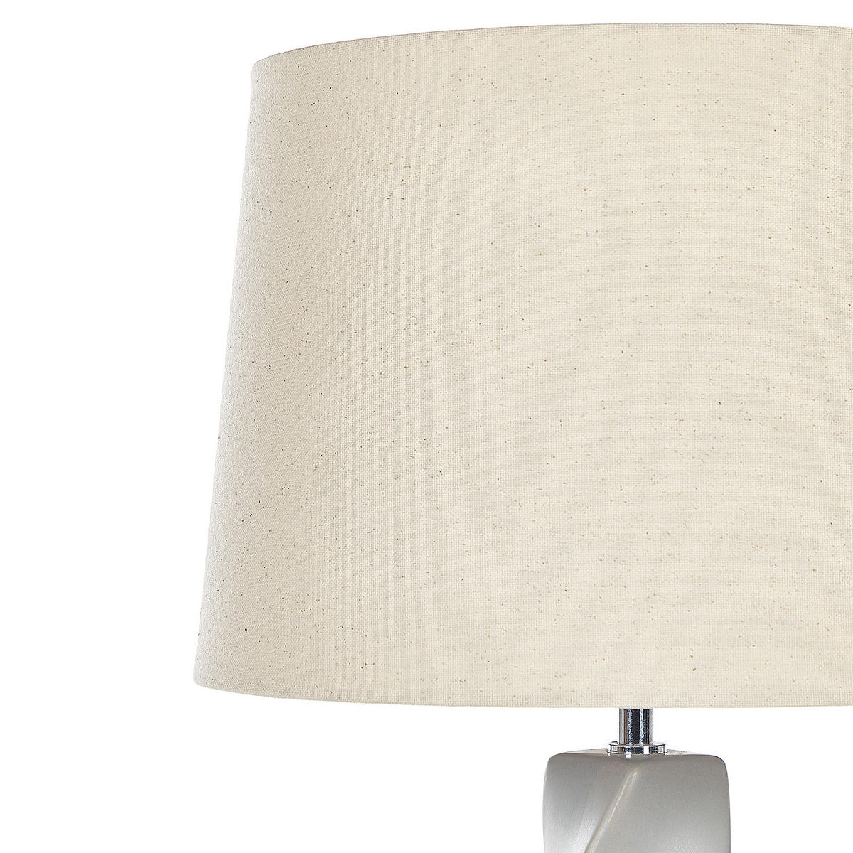 TISCHLAMPE Belaya 38/38/71 cm - Grau, Keramik (38/38/71cm) - Beliani