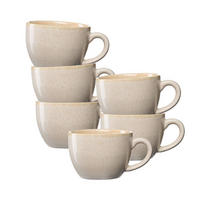 KAFFEETASSEN Sahara Creme 230 ml 6er Set - Creme, Keramik (0.23L) - Ritzenhoff Breker