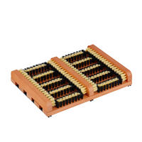 ČISTIČ obuvi - různobarevná, dřevo/plast (36/5.5/26cm) - Relaxdays