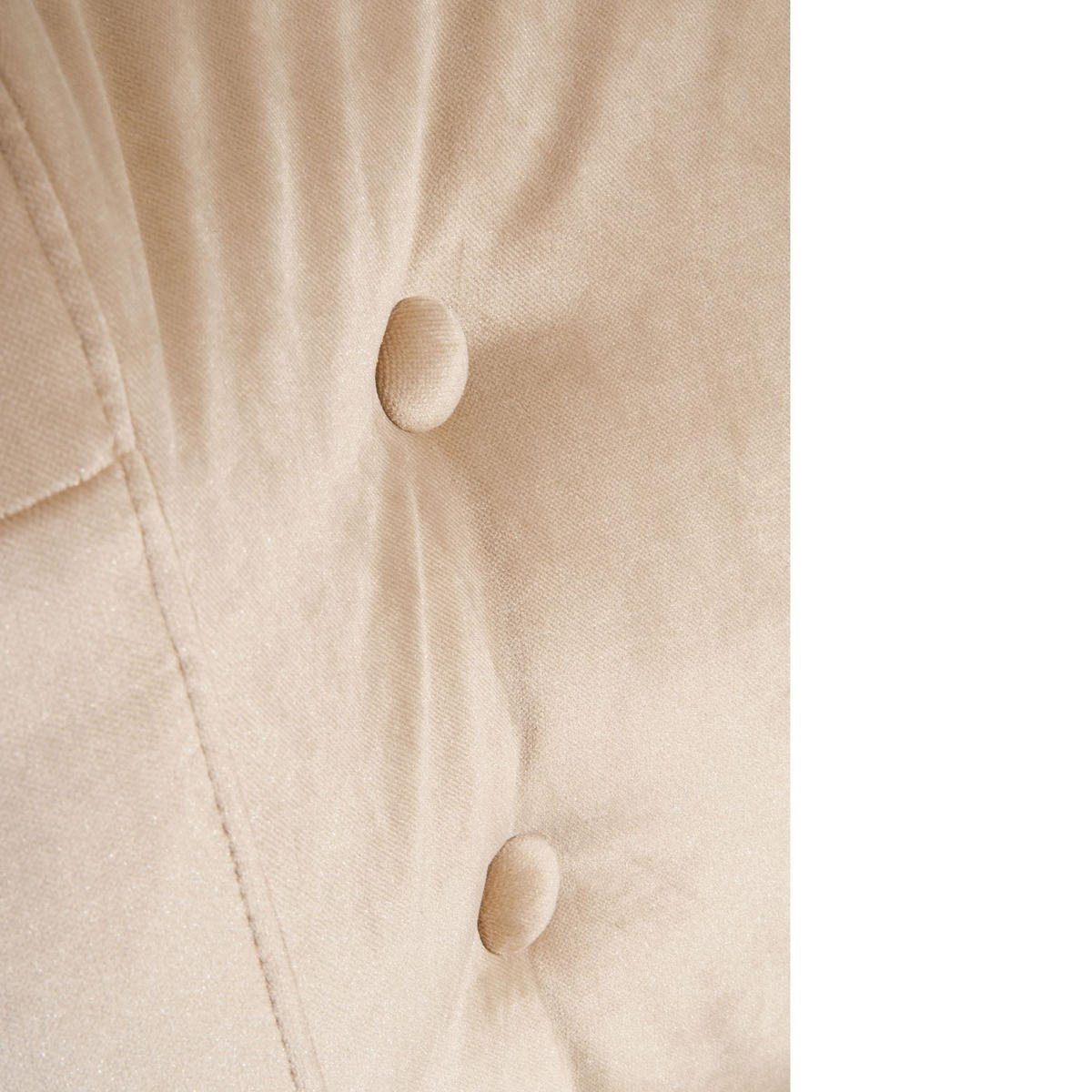 SESSEL Kassi Bezug Samtvelours Buche natur / sand - Sandfarben, Kunststoff (69/80/68cm) - 58aufmkessel