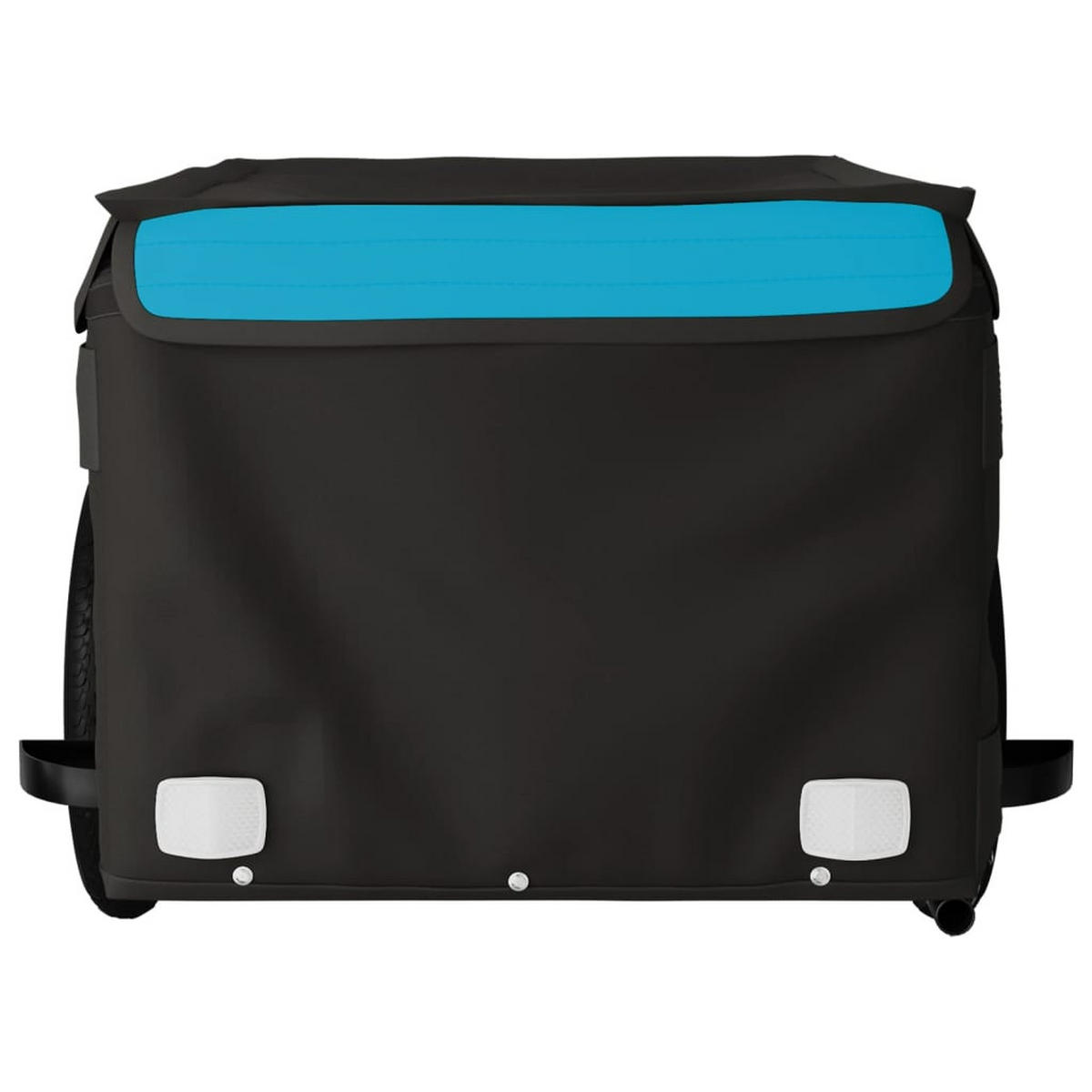 FAHRRADANHÄNGER Schwarz Und Blau 30 Kg Eisen - Blau, Metall (54/44/120cm) - vidaXL