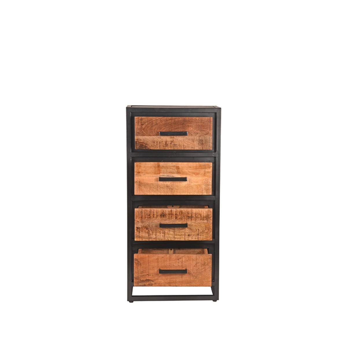 KOMMODE Tampa Schwarz 30/50/105 cm - Schwarz, Holz (50/105/30cm) - LABEL51