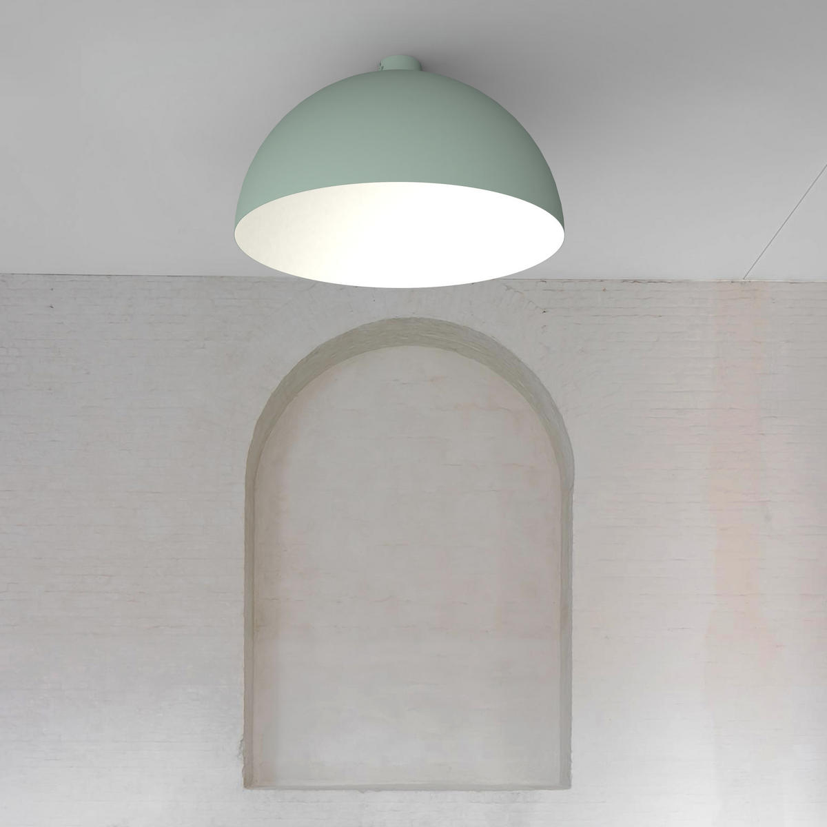 DECKENLEUCHTE - Grün, Metall (30/30/60cm) - Lumicom