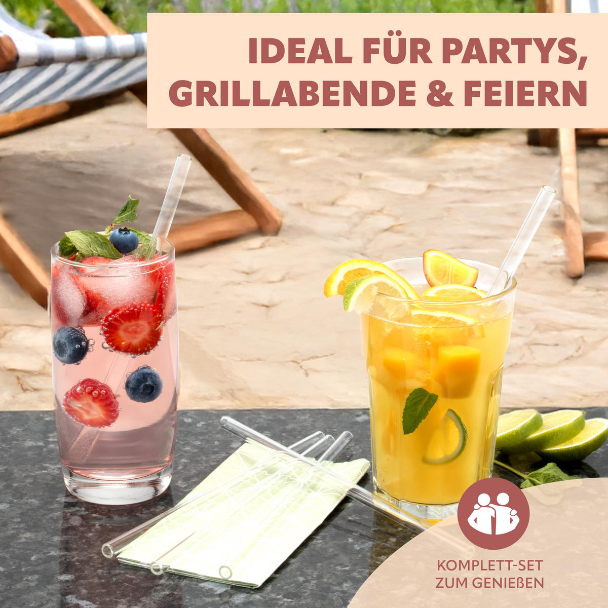 GLAS-TRINKHALME - Transparent, Glas (0.8/15cm) - bremermann