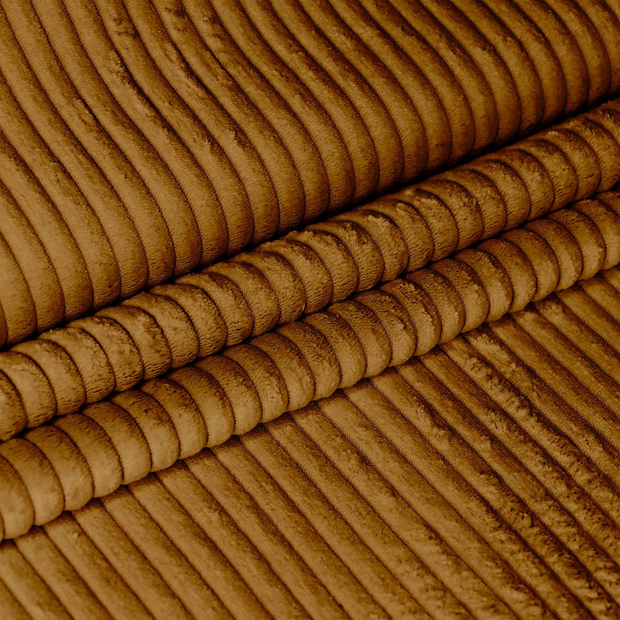 SITZSACK PARADISE MIT FUßSTÜTZE Kordsamt 2-tlg Sugar Cookie S - Bernsteinfarben/Braun, Textil (70/70/70cm) - Dreamroots