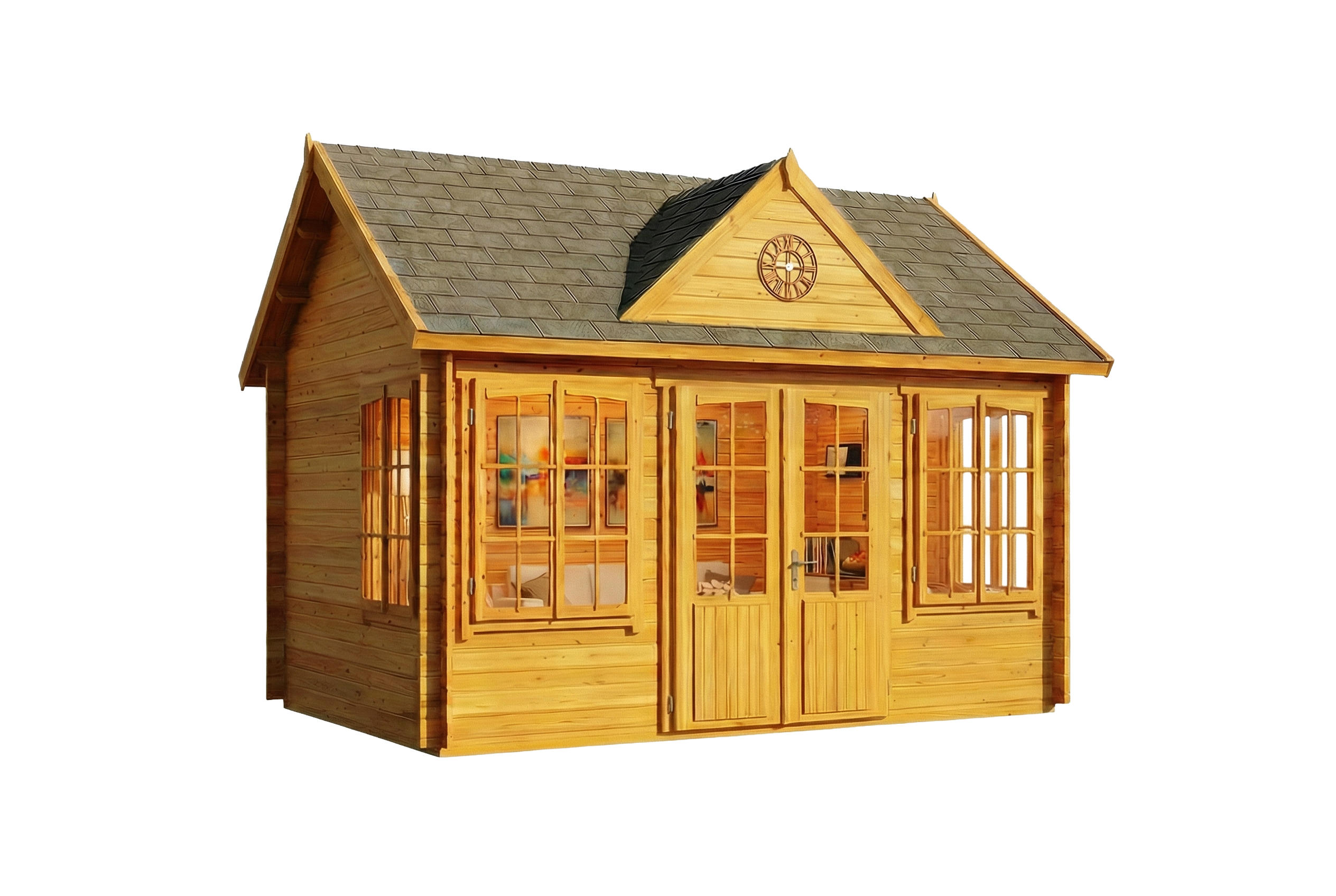 Alpholz Gartenhaus Pinien 440x336x340 cm
