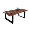 ESSTISCH THEA - Schwarz/Braun, Holz/Metall (80/140/77cm) - SAM