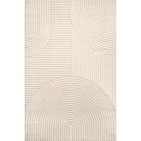 LÄUFER CETINA Geometrisch Polypropylen-Polyester Beige 80 x 300 cm - Beige, Textil (80/300cm) - KADIMA DESIGN