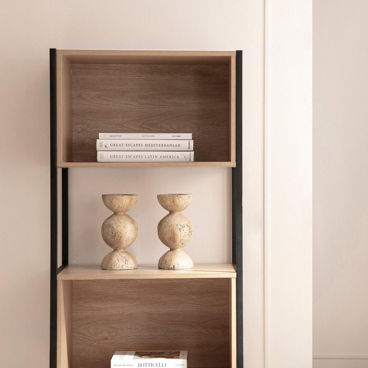 BÜCHERREGAL Orlan Zweifarbig 60 cm x 180 cm - Multicolor, Holzwerkstoff (60/180/34cm) - Klast Home