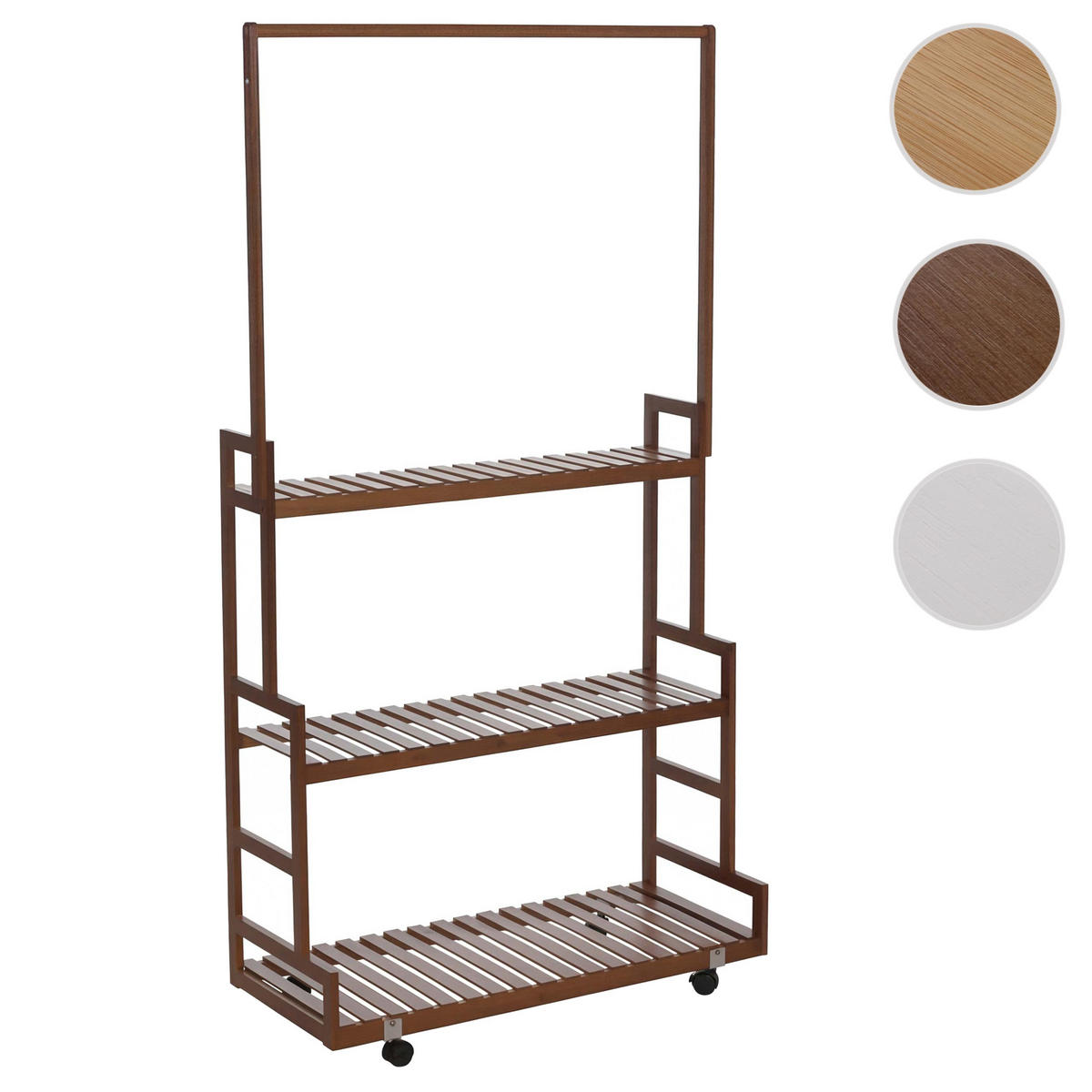 PFLANZENREGAL Braun - Braun, Holz (93/175/38cm) - MCW