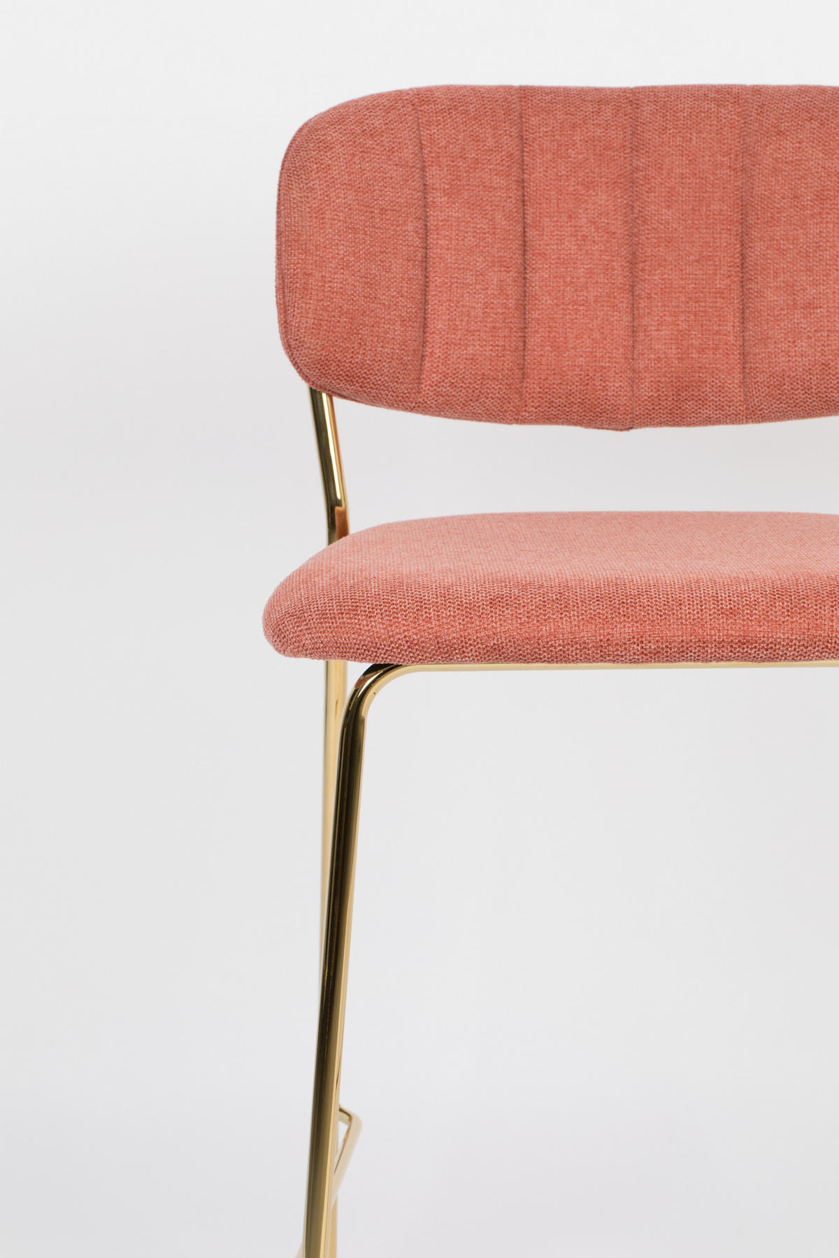 BARHOCKER Jolien - Rosa - 54/48/89 cm - 2er-Set - Pink, Textil (48/89/54cm)