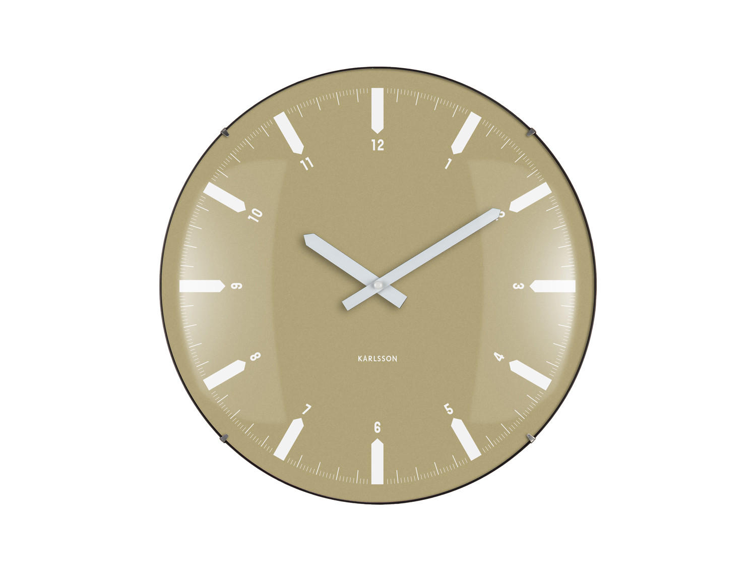 WANDUHR Realista Dome Grün 35/4.5/35 cm - Grün, Kunststoff (4.5/35/35cm) - Karlsson