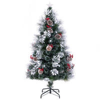 WEIHNACHTSBAUM Grün - Grün, Kunststoff (180cm) - COSTWAY