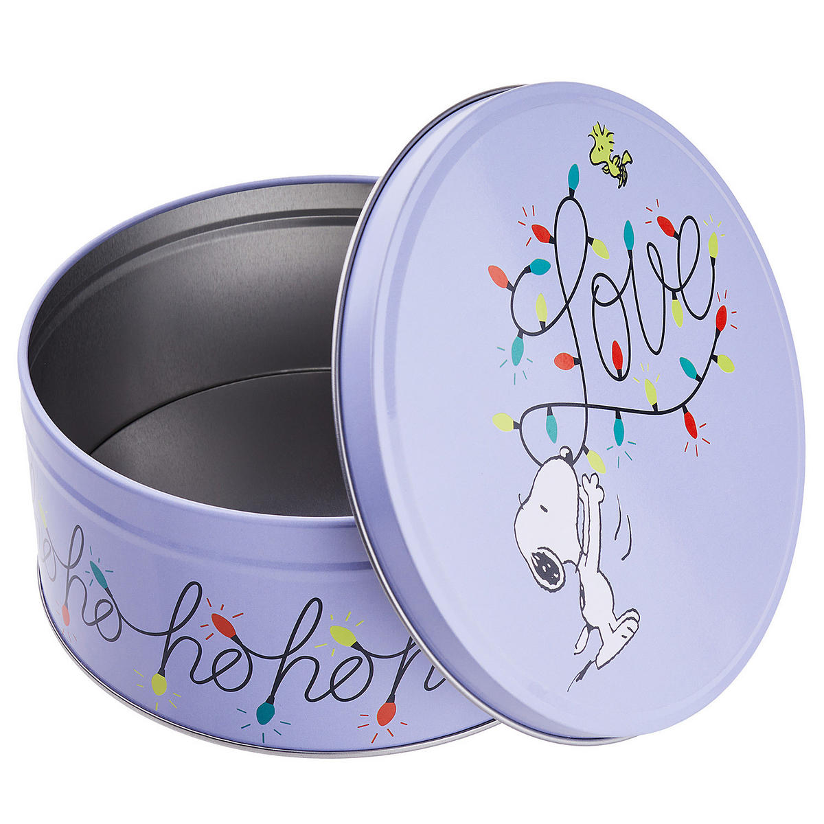 KEKSDOSE Peanuts - Hellblau, Metall (17/8/17cm) - Butlers