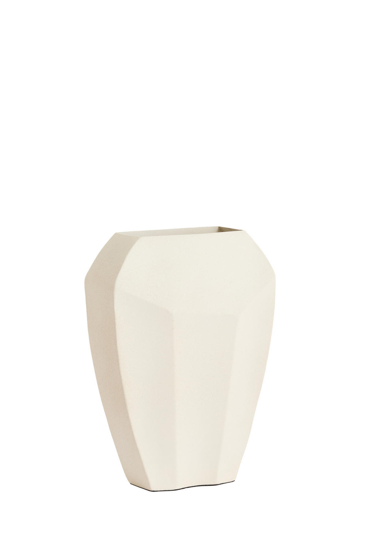 VASE Cordoba Weiß 25/11/34 cm - Weiß, Metall (34cm) - Light & Living