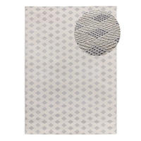 WEBTEPPICH grau Baresa 80/150 cm - Creme/Grau, Naturmaterialien/Textil (80/150cm) - Atticgo