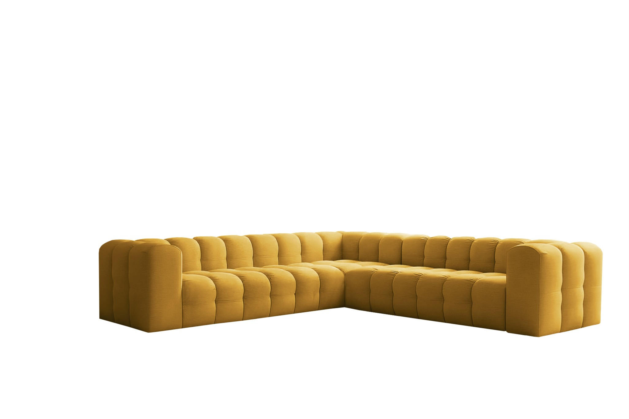 Fun Möbel Ecksofa Gelb 300x300 cm