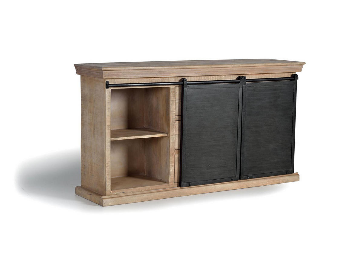 SIDEBOARD aus Akazienholz - Braun, Holz (40/85/160cm) - Giner y Colomer