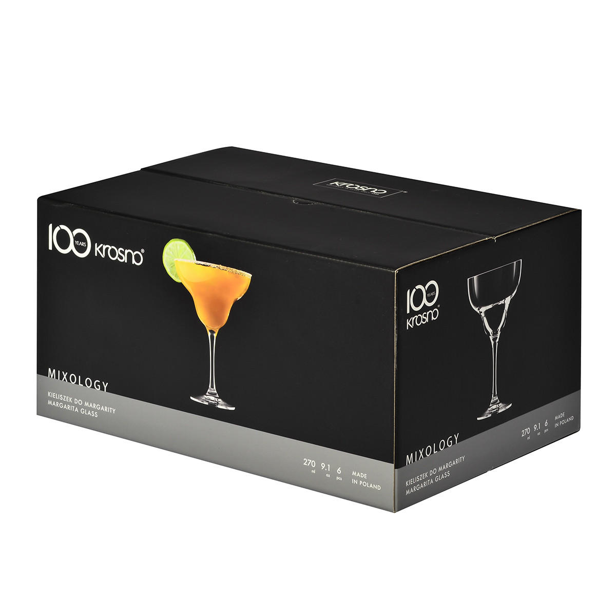 MARGARITA COCKTAILGLÄSER, 6er-Set, 270 ml - Transparent, Glas (0.27L) - Krosno Glass