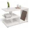 COUCHTISCH TEXAS EX3 Weiß 90/51/55 cm - Weiß, Holzwerkstoff (51/90/55cm) - Matkam Möbel