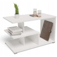 COUCHTISCH TEXAS EX3 Weiß 90/51/55 cm - Weiß, Holzwerkstoff (51/90/55cm) - Matkam Möbel