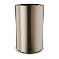 FLASCHENKÜHLER Vino für Weinflaschen, Edelstahl, Champagne Mat - Champagner, Metall (12.3/21cm) - Alfi