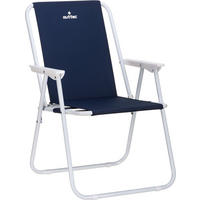 CAMPINGSTUHL bis 100 kg - Dunkelblau, Textil/Metall (46/73/48cm) - Outtec