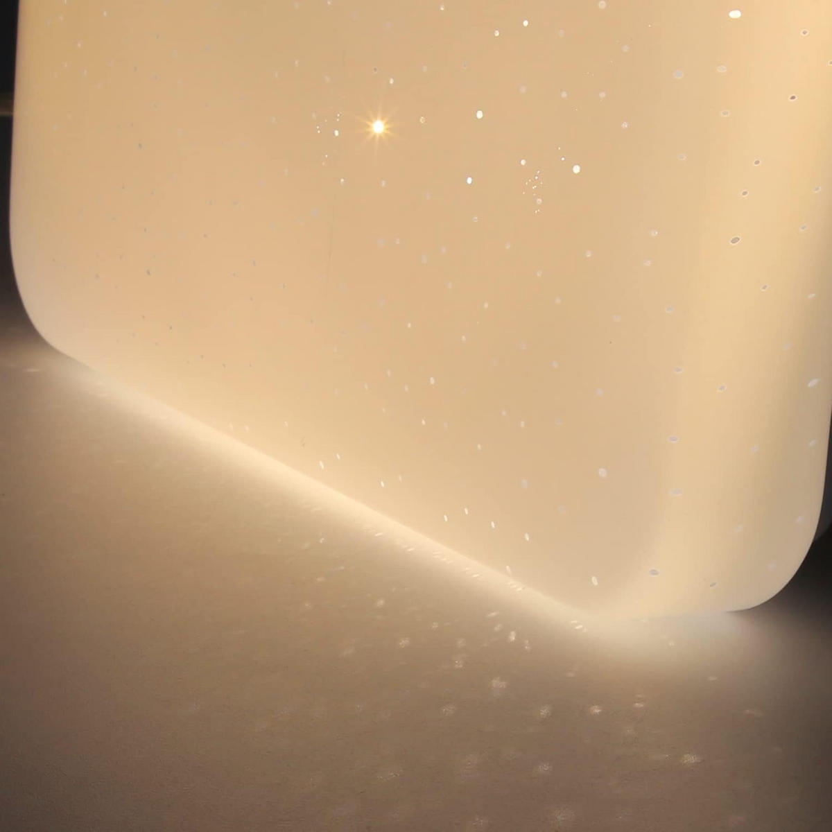 LED-DECKENLEUCHTE Milchstraße 21/21/4 cm - Weiß, Kunststoff (21/19/4cm) - Nettlife
