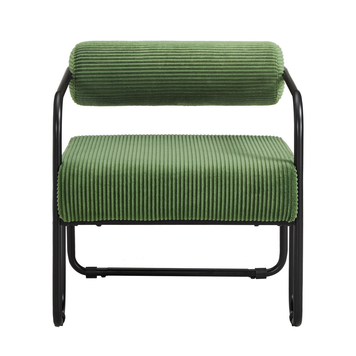 SESSEL Corduroy mit Metallgestell, DE-42392, Grün - Grün, Metall (68.5/70.5/73cm) - ComfortXL