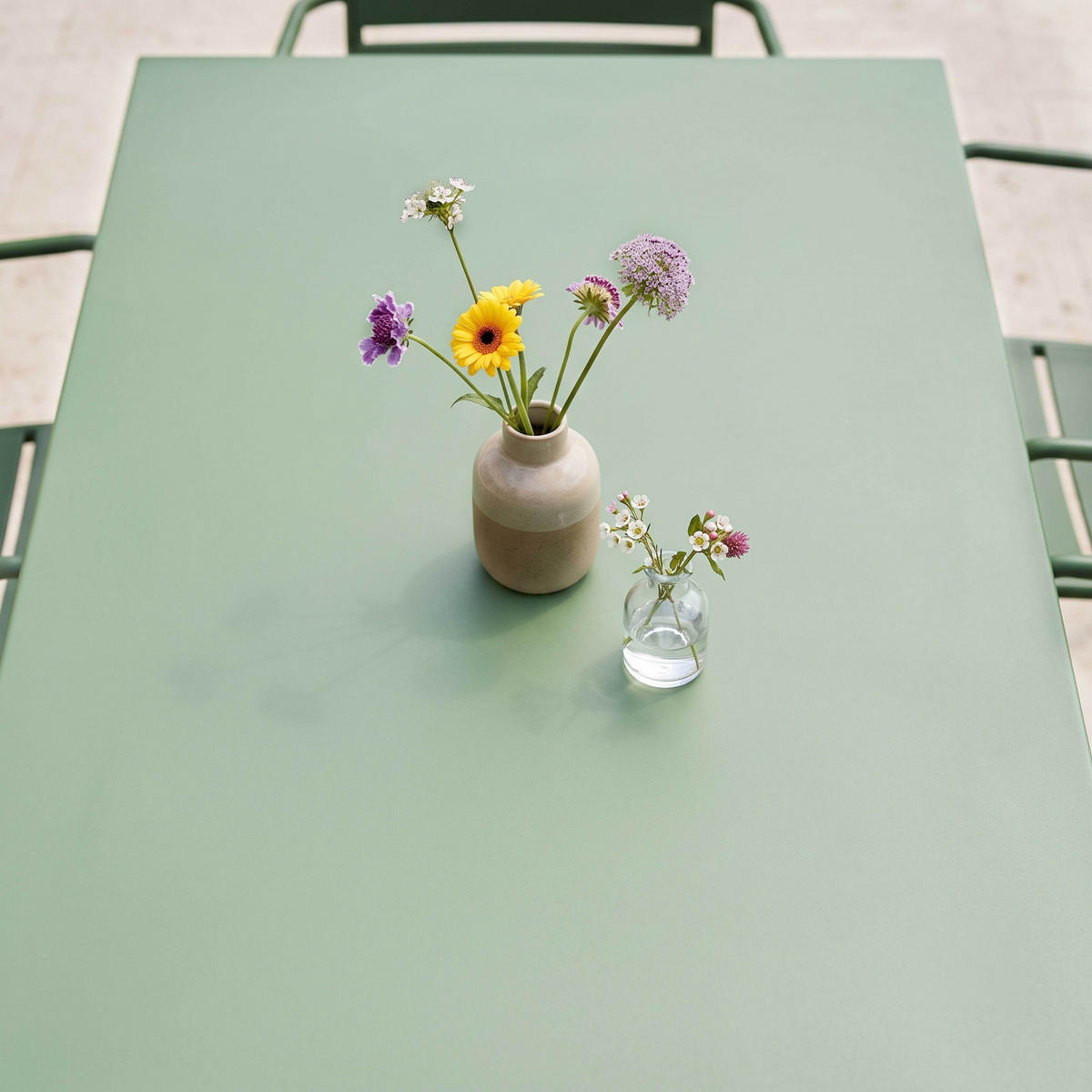 GARTENSET 7-tlg., Kaktusgrün - Grün, Metall - Oviala