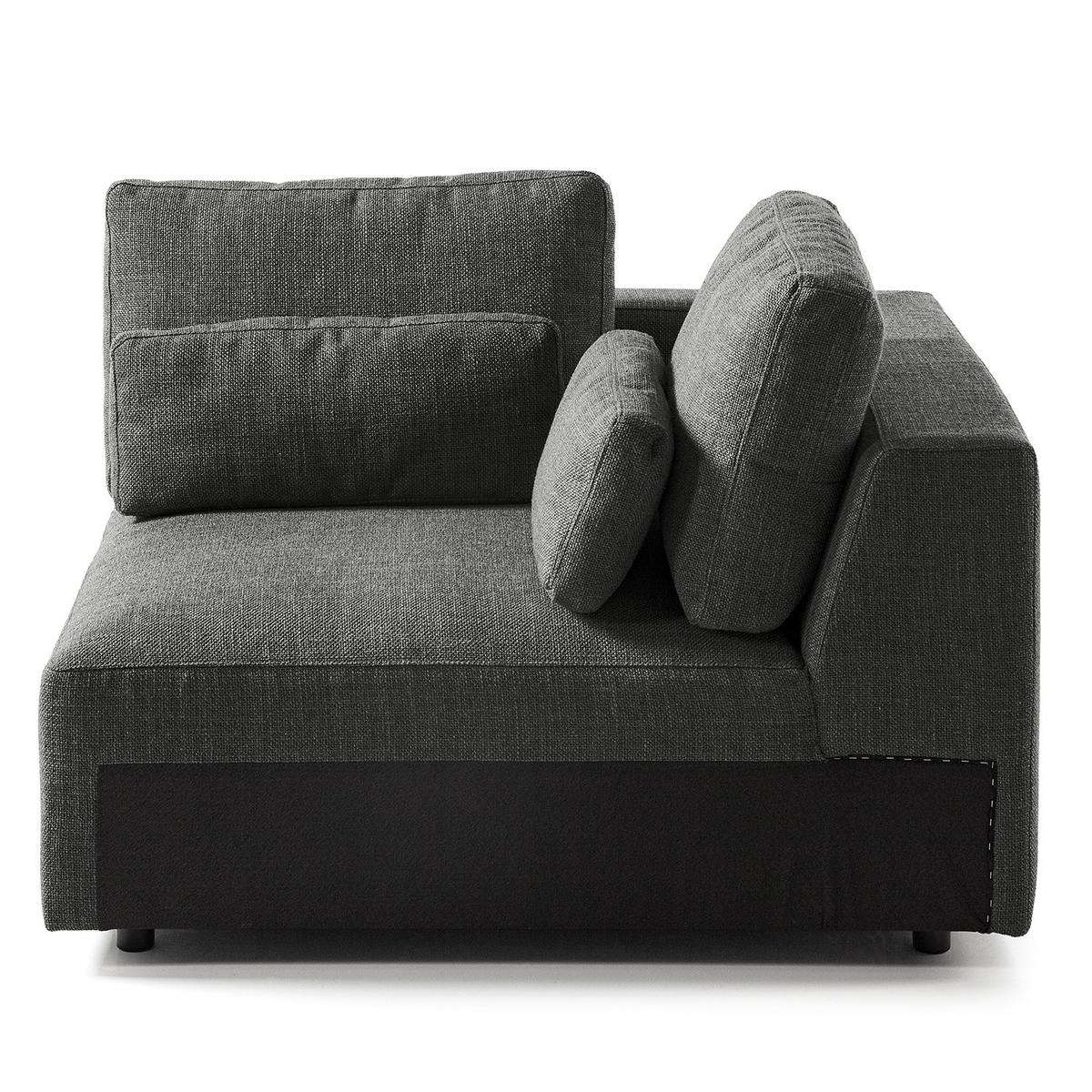 MODULECKE - Grau, Textil (112/74/112cm) - home24