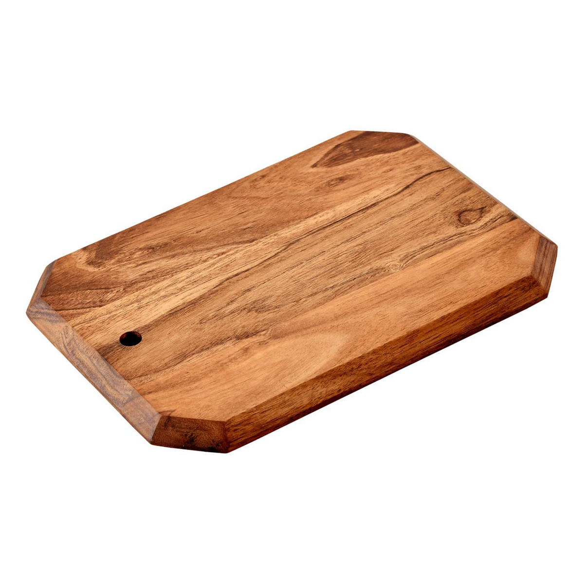SCHNEIDEBRETT, 5 Stück, 8-eckig, Akazie - 28 x 20cm - Naturfarben, Holz (20/28cm) - Kesper