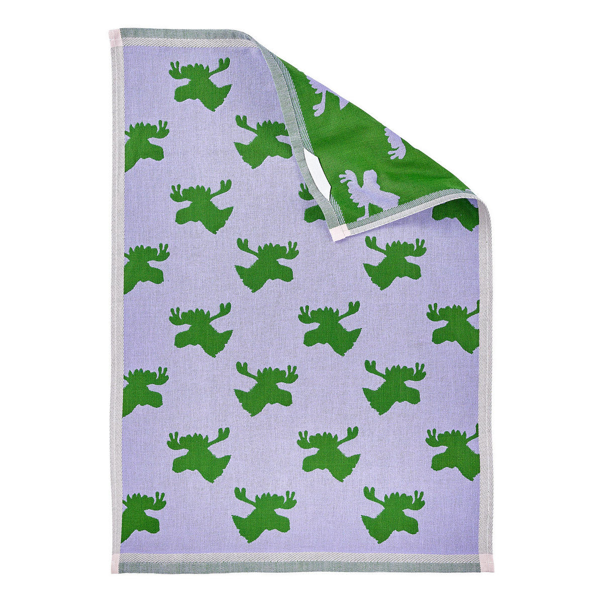 KÜCHENTUCH Sweet Xmas Elch - Flieder, Textil (50/67cm) - Butlers