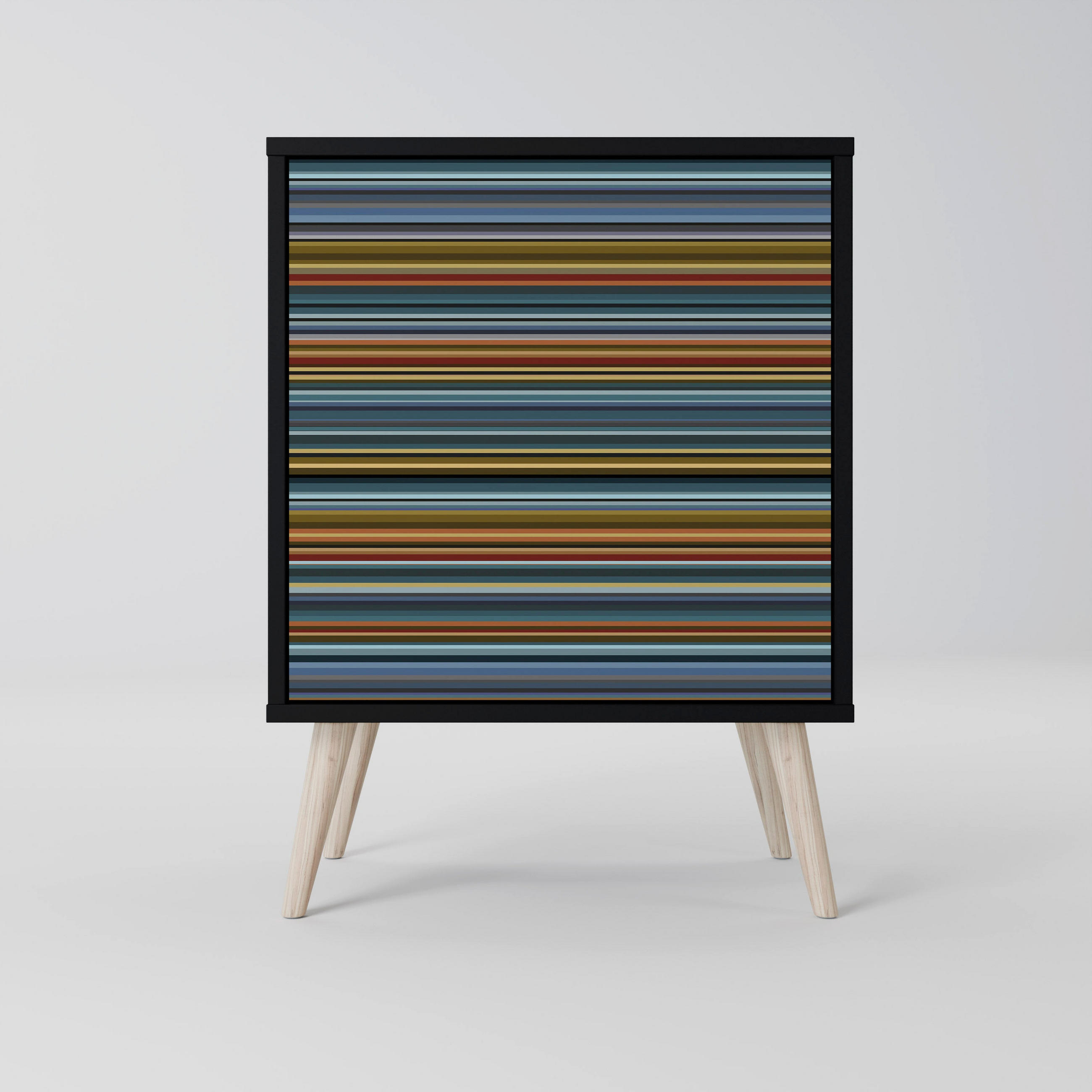 SpaceRebels Sideboard Schwarz 57.5x77.5x42 cm