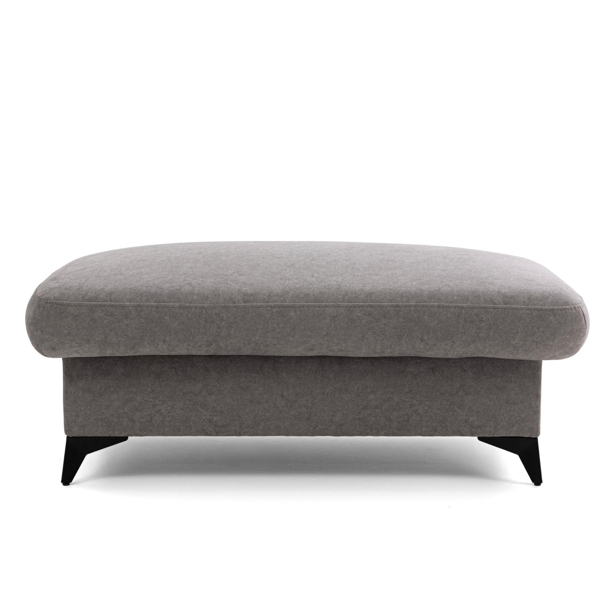Muffo Pouf Grau 115x43x67 cm