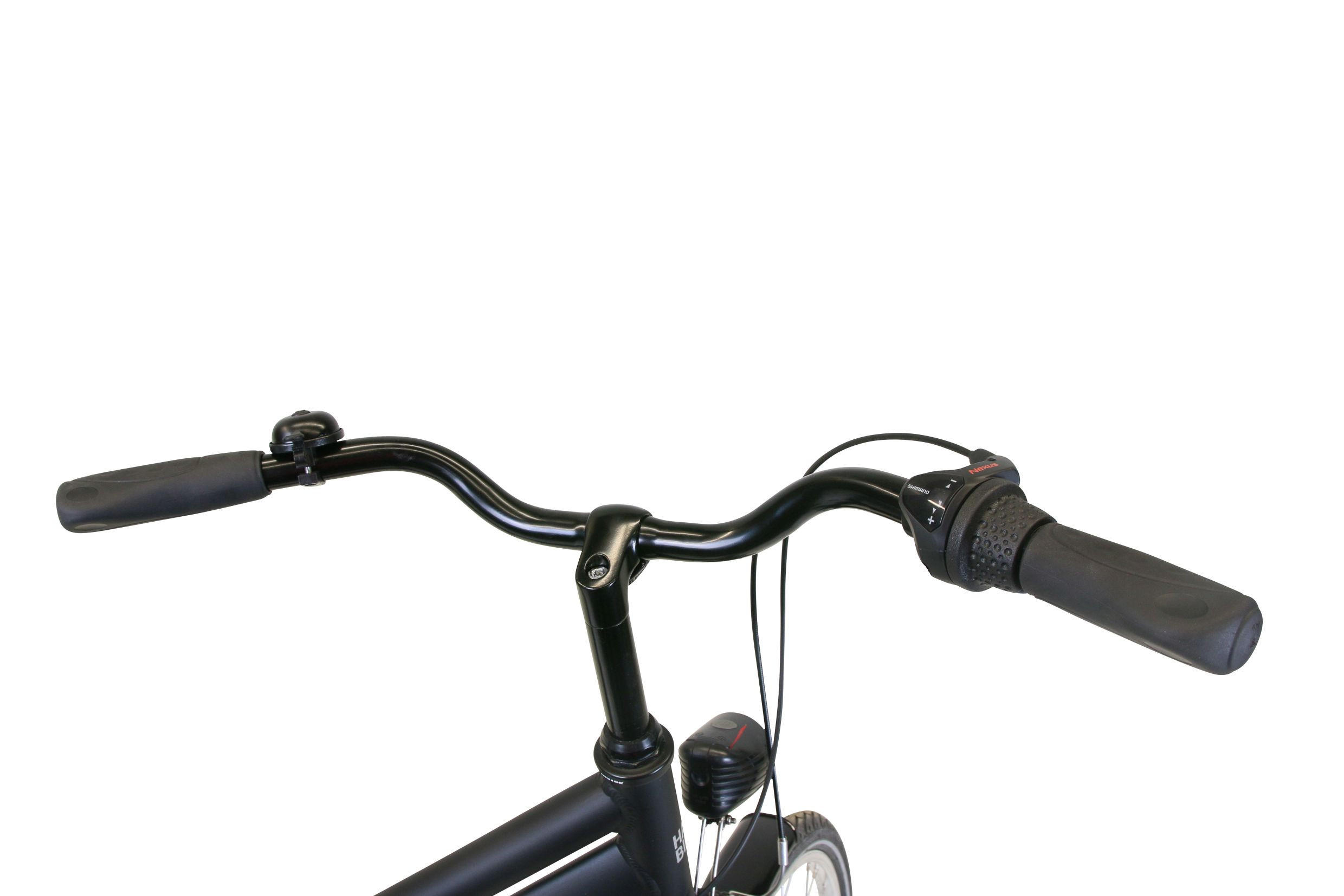 CITYBIKE Citytrek Lady Premium Black 3 Gnag 28 Zoll Größe: 48cm - Schwarz, Metall (48cm) - Hawk Bikes