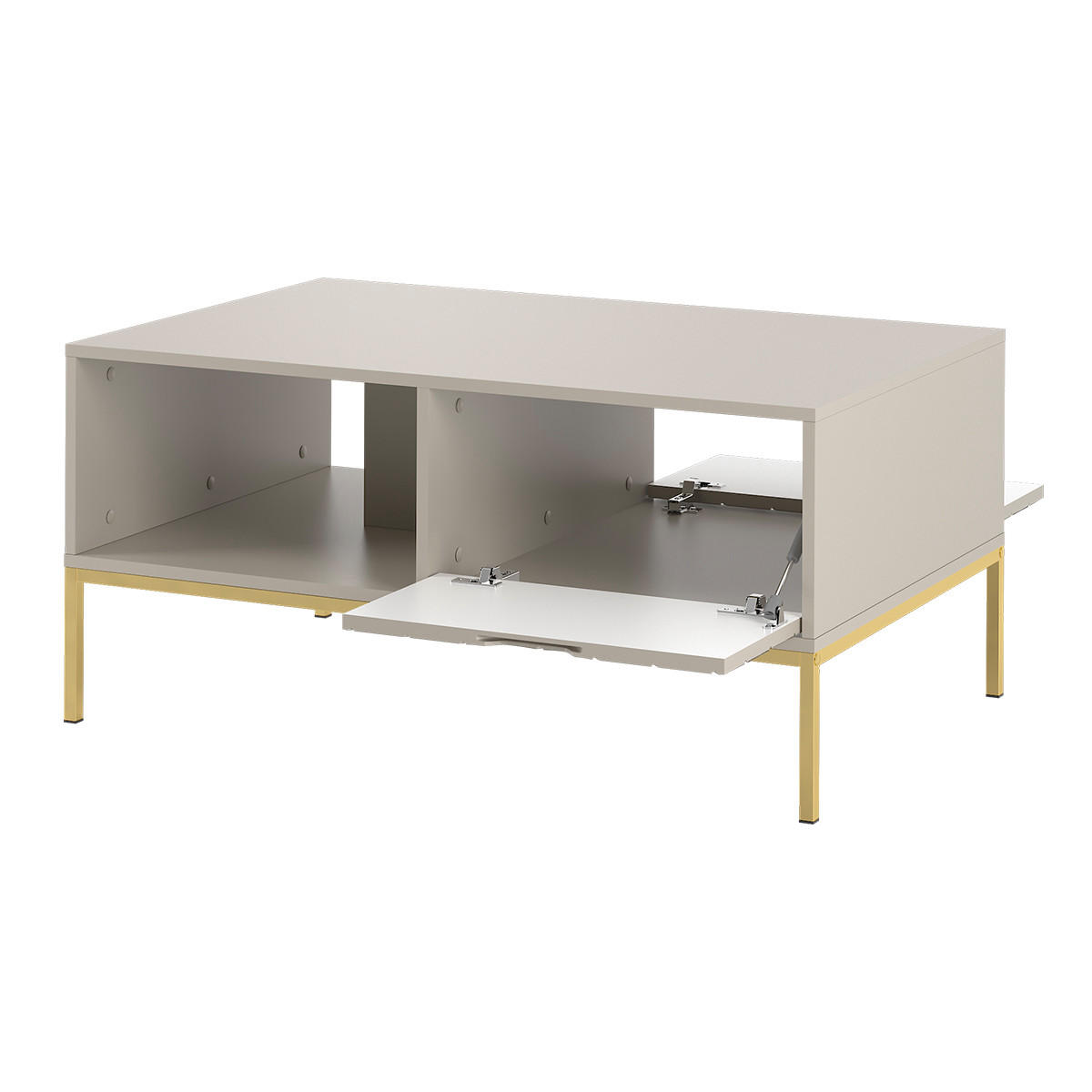 COUCHTISCH Daria Kaschmir - Beige, Holzwerkstoff (68/104/69cm) - Petits-meubles