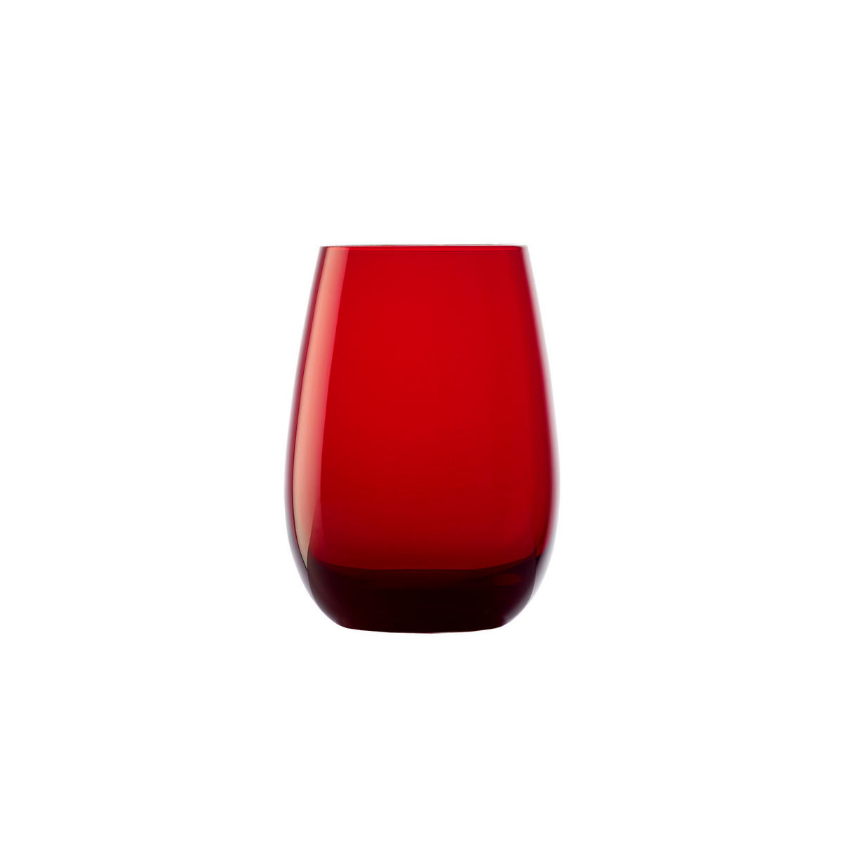 BECHER Elements Rot 465 ml 6er Set - Rot, Glas (0.465L) - Stölzle Lausitz