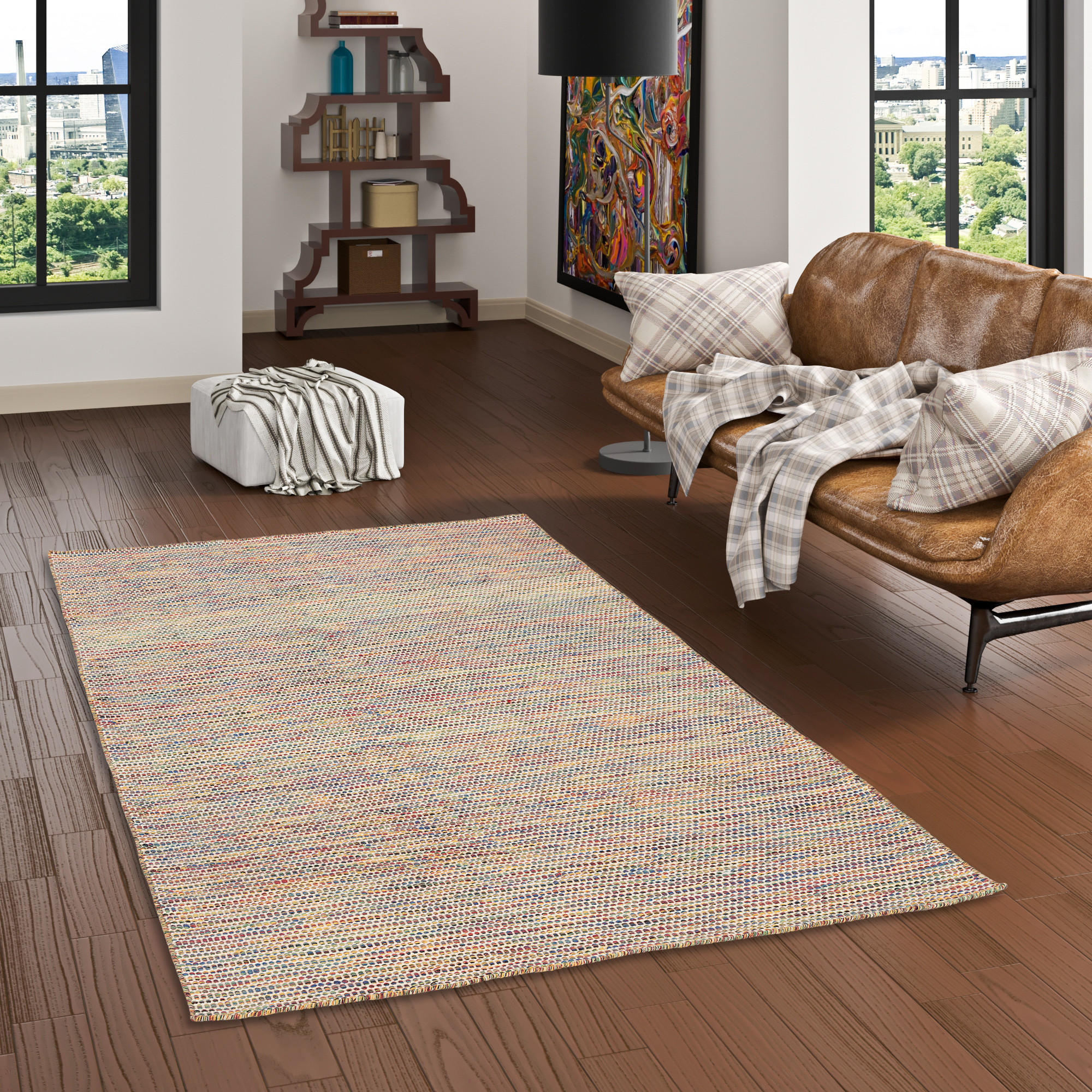 NATUR TEPPICH WOLLE RANA MELIERT - Multicolor, Textil (160/230cm) - Pergamon