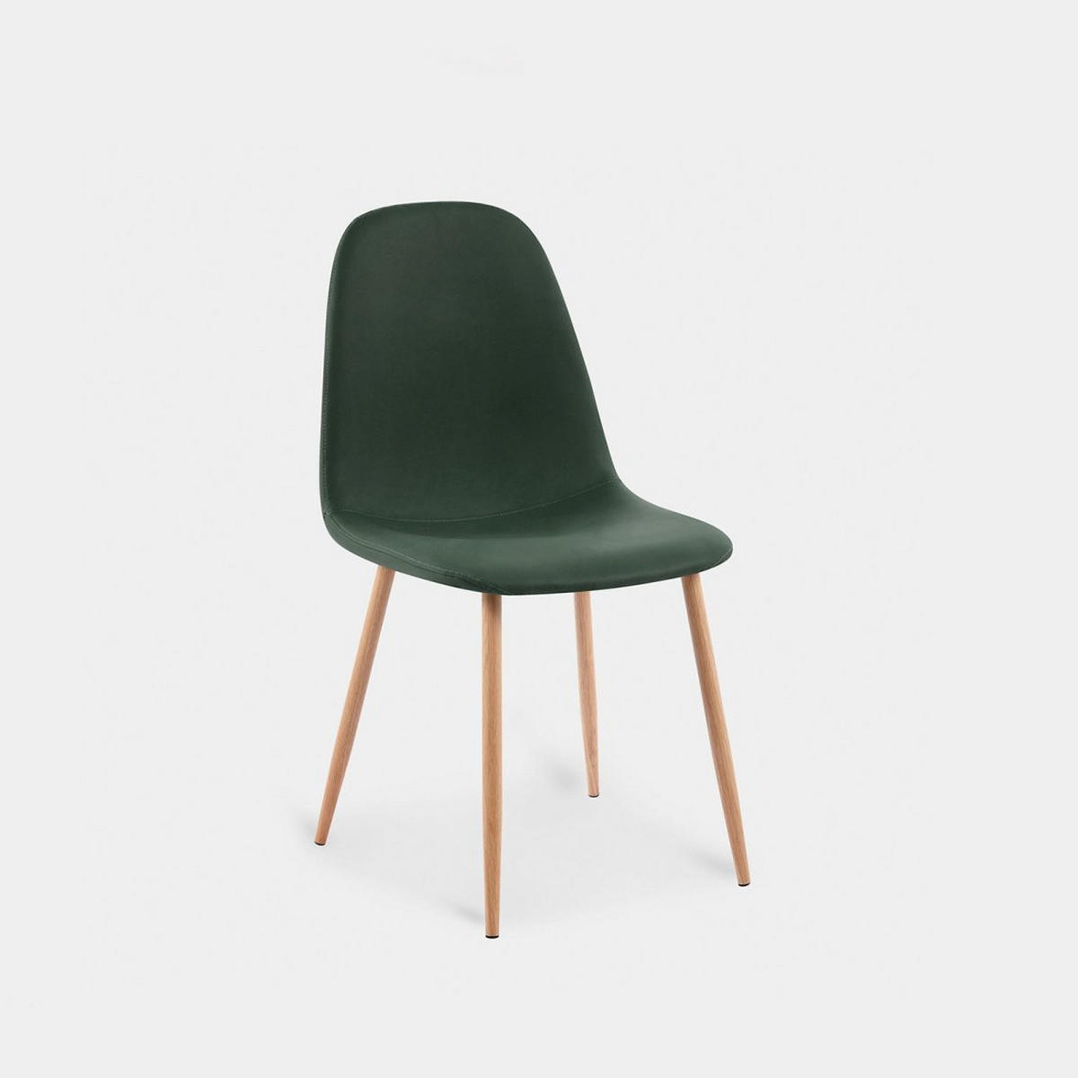 ESSZIMMERSTUHL Elia Grün 44 cm x 84 cm - Grün, Leder (44/84/52cm) - Klast Home