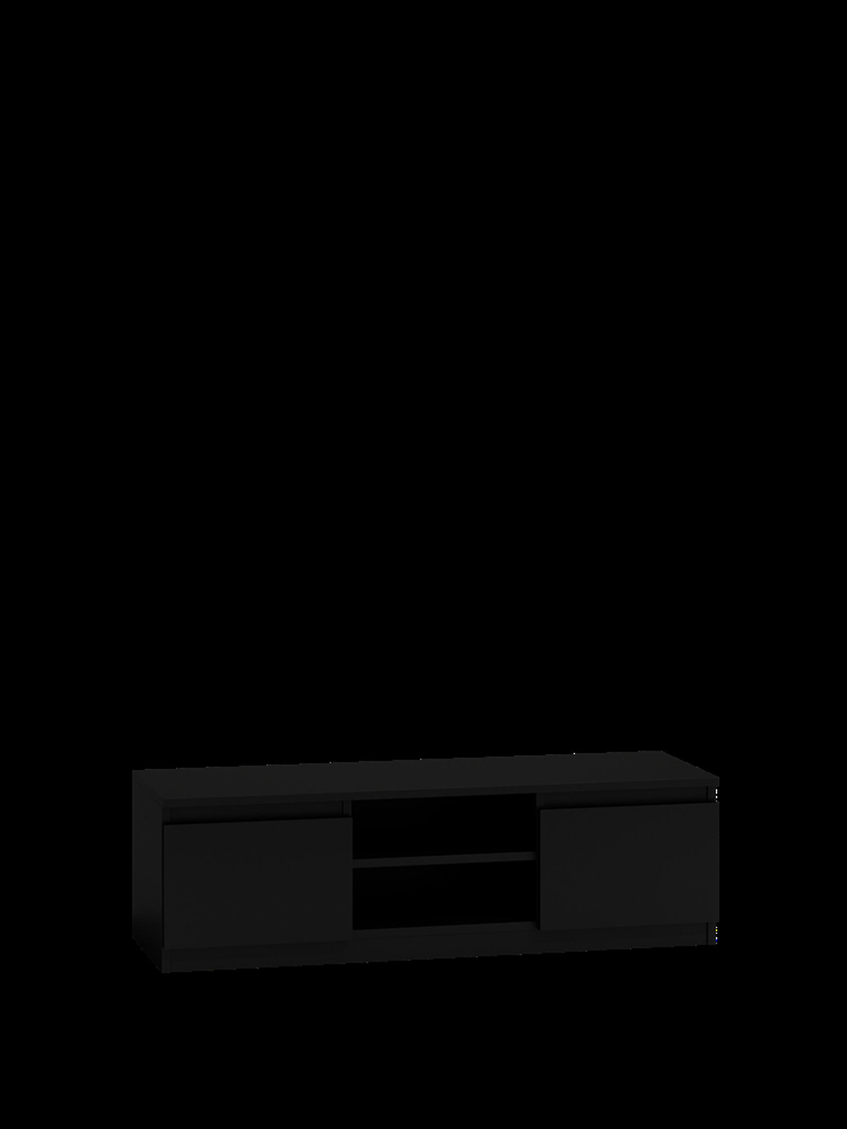 NÍZKA SKRÍŇ Čierna 120/36/40 - čierna, kompozitné drevo (120/36/40cm) - RAUMHIRSCH FURNITURE