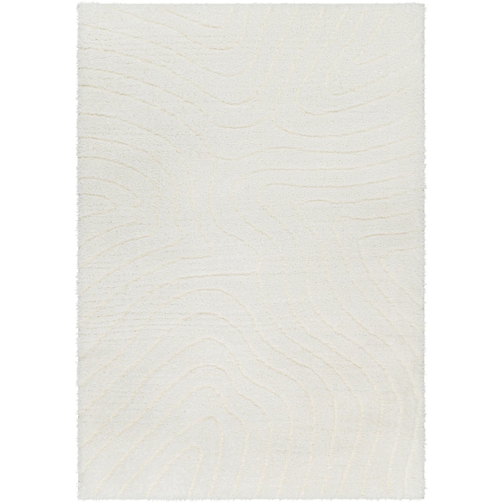 HOCHFLORTEPPICH Danae 160/213 cm Ivoire - Weiß, Textil (213/160cm) - LIVABLISS